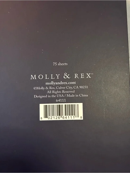 Celestial Notepad Magnetic Closure Gold Foil “It’s Just a Phase” New - Picture 5 of 11